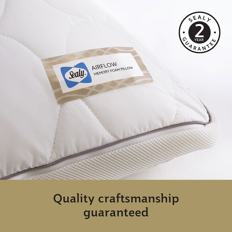 Sealy Memory Airflow Pillow 74x48cm - British product