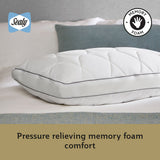 Sealy Memory Airflow Pillow 74x48cm - British product