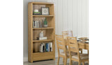 Argos Julian Bowen Curve Tall Oak Solid Wood Bookcase- Buy online at McGrocer