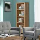 Julian Bowen oak tall bookcase, UK version