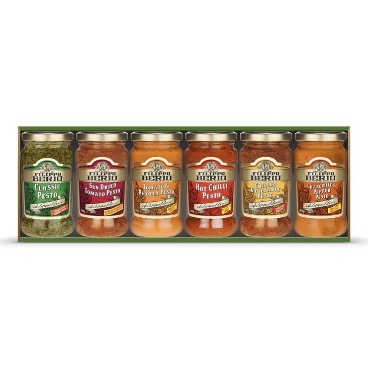 Filippo Berio Pesto Variety Pack 6 x 190g