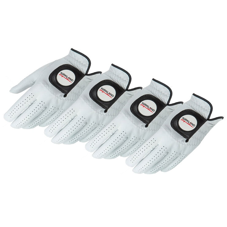 Kirkland Signature golf gloves 4 pack 4 sizes (British brand)