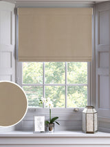 Next Roman Blind Latte Natural Eloise Made To Measure- Buy online at McGrocer