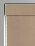 Eloise Latte Natural Roman blind, UK version