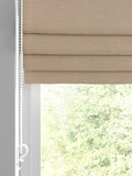 Eloise Latte Natural Roman blind, UK version
