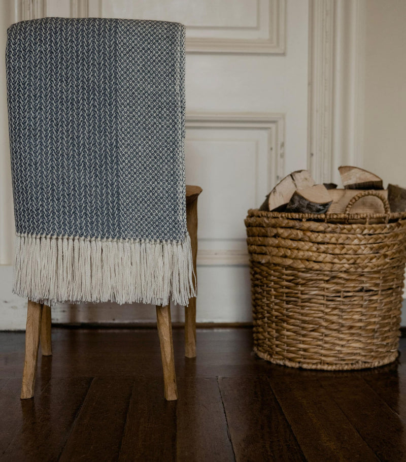 Araminta Campbell Alpaca-Blend Woodland Inkcap Throw 150cm x 230cm - British product