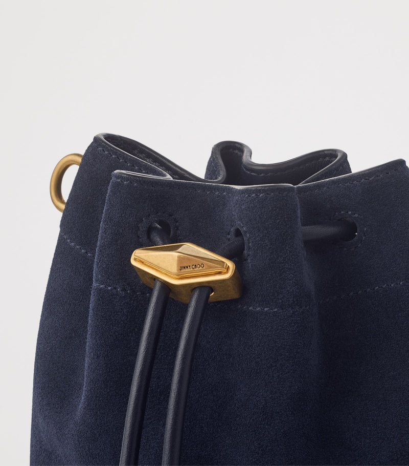 Jimmy Choo Suede Cinch Mini bucket bag, UK version