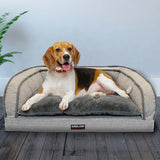 Costco UK Kirkland Signature Bolstered Sofa Pet Bed in 2 Designs 63.5 x 88.9 cm- Buy online at McGrocer