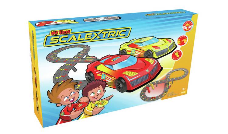 Scalextric My First car track set with rally cars - British product