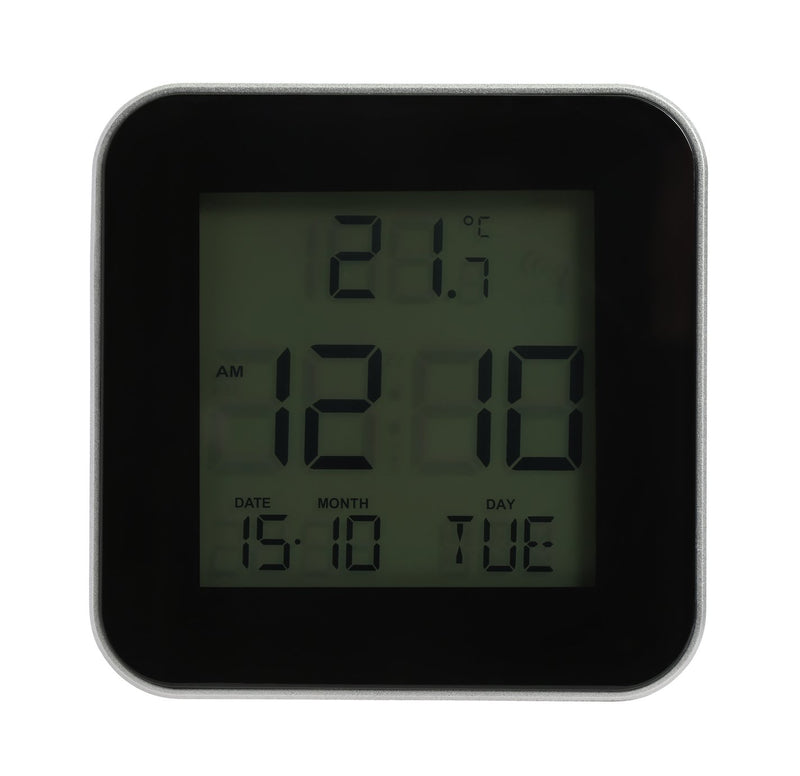 Habitat silver digital alarm clock, UK version
