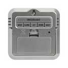 Habitat silver digital alarm clock, UK version