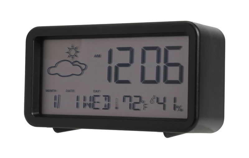 Constant digital alarm clock black - British product