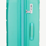 Rock Tulum turquoise hardside luggage set (British brand)