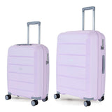 Rock Tulum hardside luggage set in cabin and medium sizes - British product