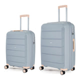 Rock Tulum hardside luggage set in cabin and medium sizes - British product