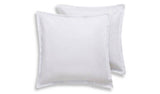 Argos Habitat Cotton Rich 180TC Continental Pillowcase Pair White Pillowcases 65x65cm- Buy online at McGrocer