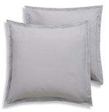 Habitat Cotton Rich 180TC Continental Pillowcase Pair Grey 65x65cm, UK version