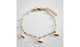 Argos Revere Gold Plated Sterling Silver Heart Bracelet- Buy online at McGrocer