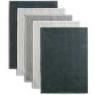 Habitat Zig Zag Terry tea towels pack of 5, UK version