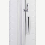 Rock hardside luggage set 3 piece white, imported from the UK