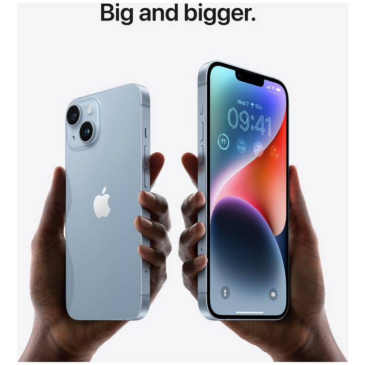 Apple iPhone 14 Starlight 128GB smartphone, imported from the UK