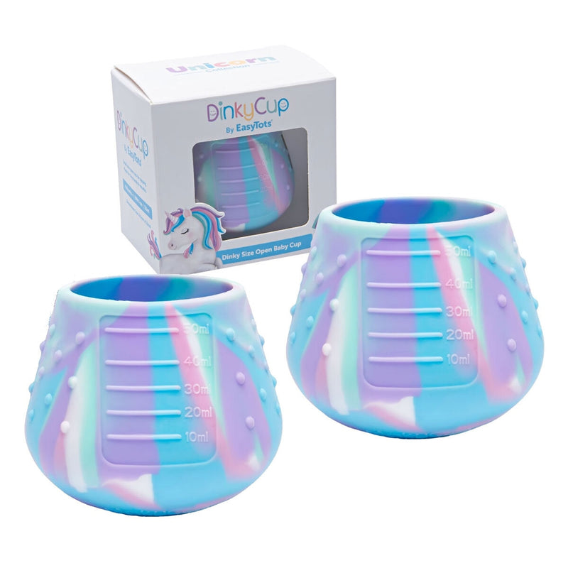 EasyTots Dinky Cup 2 pack 50ml silicone baby cup, UK version