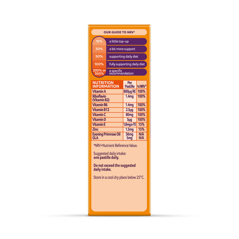 Bassetts multivitamin gummies 12-18 EPO orange passion fruit 30 gummies - British product