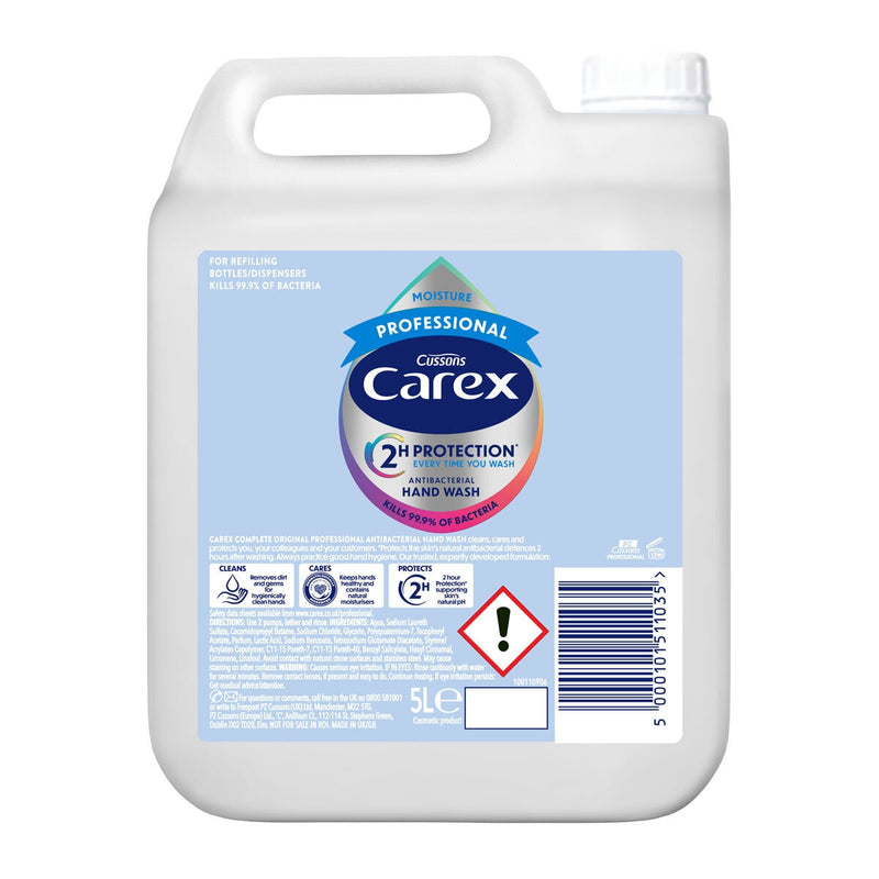 Carex Professional White Moisture handwash 5L - British product