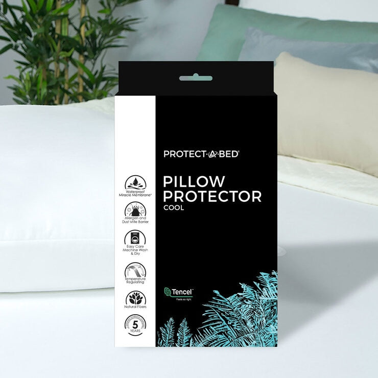 Protect-A-Bed pillow protector 2 pack 75x50 cm (British brand)