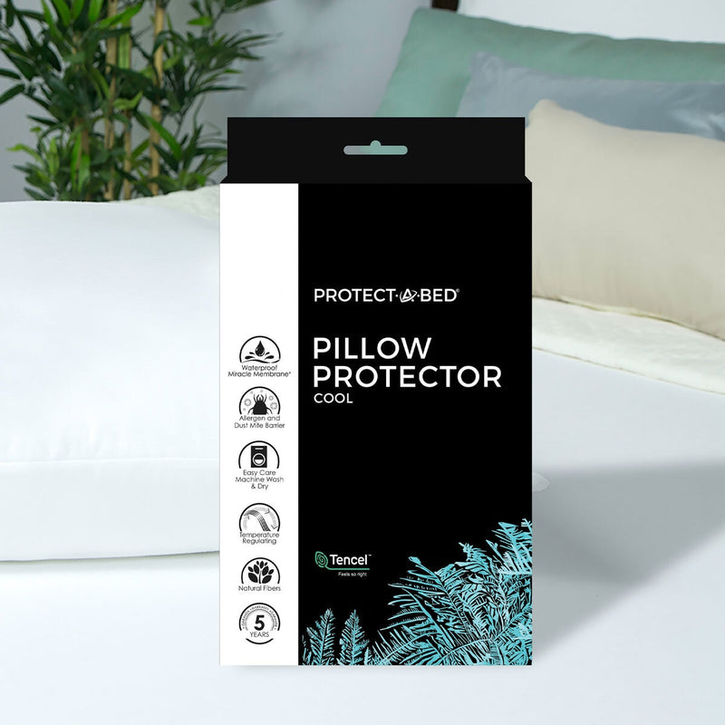 Protect-A-Bed pillow protector 2 pack 75x50 cm (British brand)
