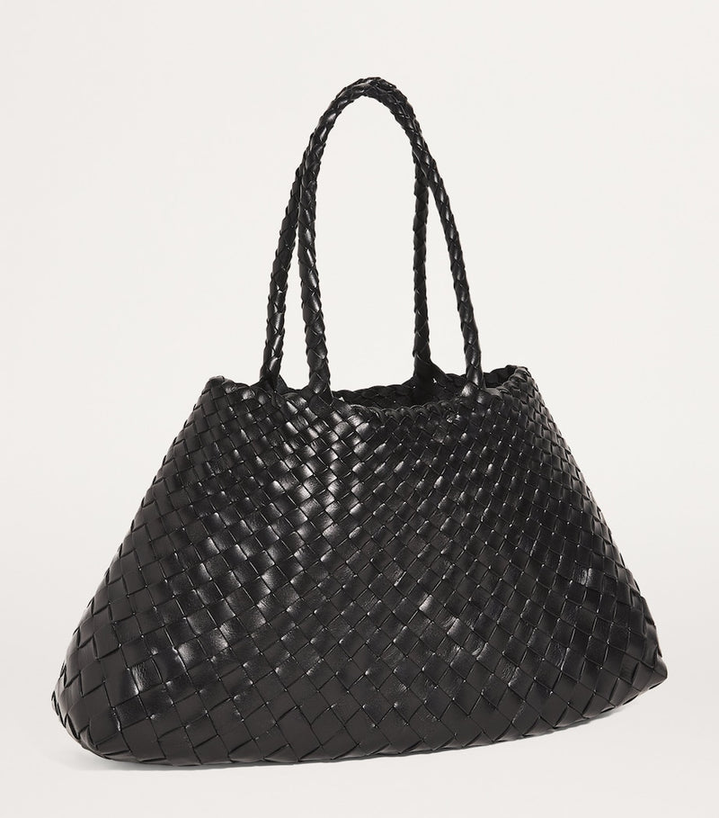 Dragon Diffusion large Santa Croce tote bag in leather, British brand