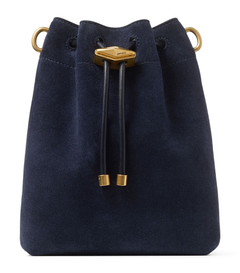 Jimmy Choo Suede Cinch Mini bucket bag, UK version