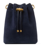 Jimmy Choo Suede Cinch Mini bucket bag, UK version