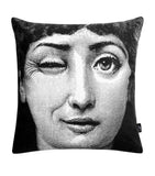 Fornasetti Tema e Variazioni No. 82-130 cushion 40cm x 40cm - British product
