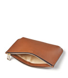 Aspinal of London large leather Ella pouch, imported from the UK
