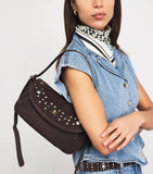 Sandro Paris suede shoulder bag medium (British brand)