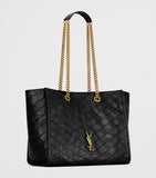 Saint Laurent Niki East-West medium shopping bag crinkled leather, UK version