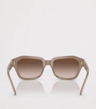 Vogue irregular acetate sunglasses with gradient lenses, UK version