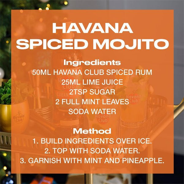 Havana Club Cuban Spiced Rum 70cl