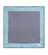 Harrods Brioni Silk Printed Pocket Square 33cm x 33cm- Buy online at McGrocer