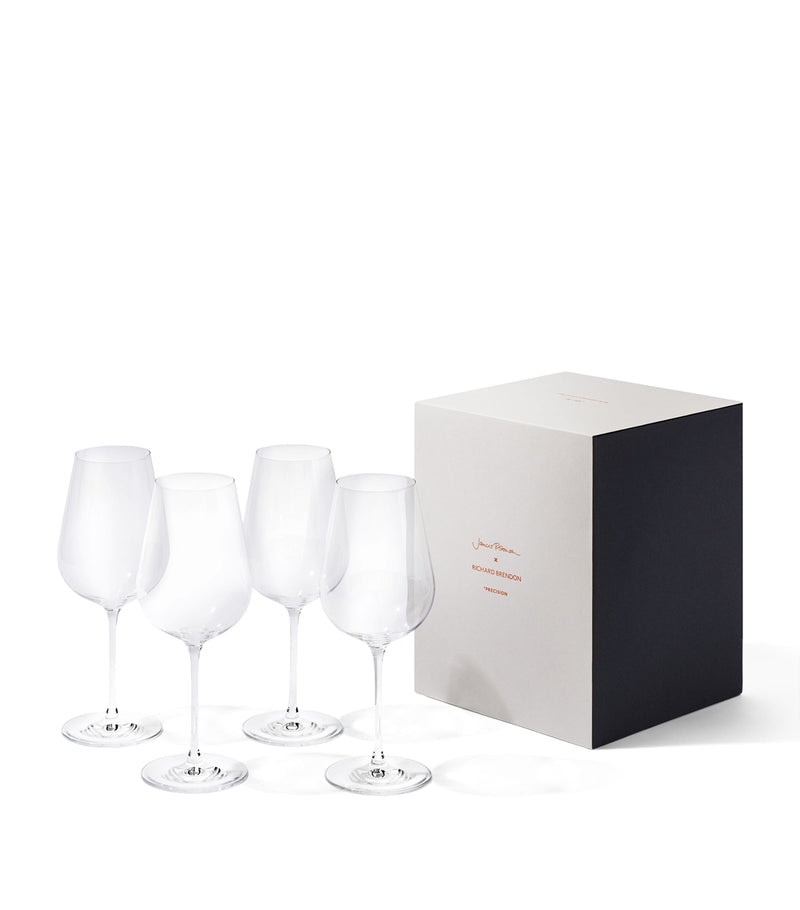 Richard Brendon crystal wine glasses set of 4 (British brand)
