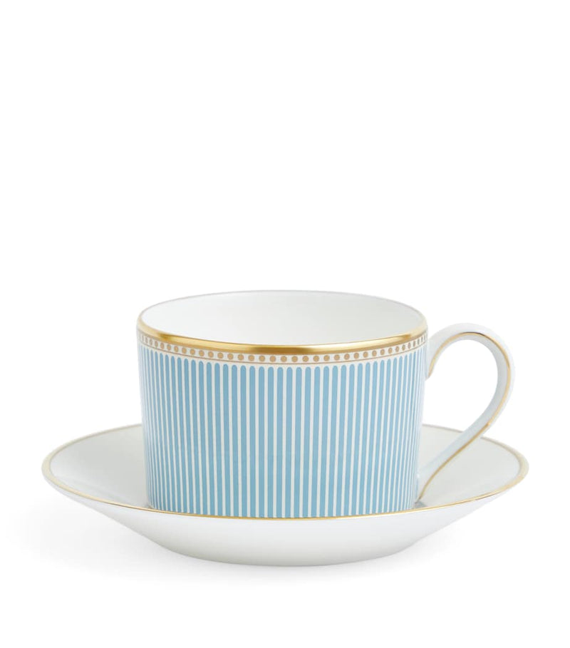 Wedgwood Helia bone china teacup and saucer, UK version