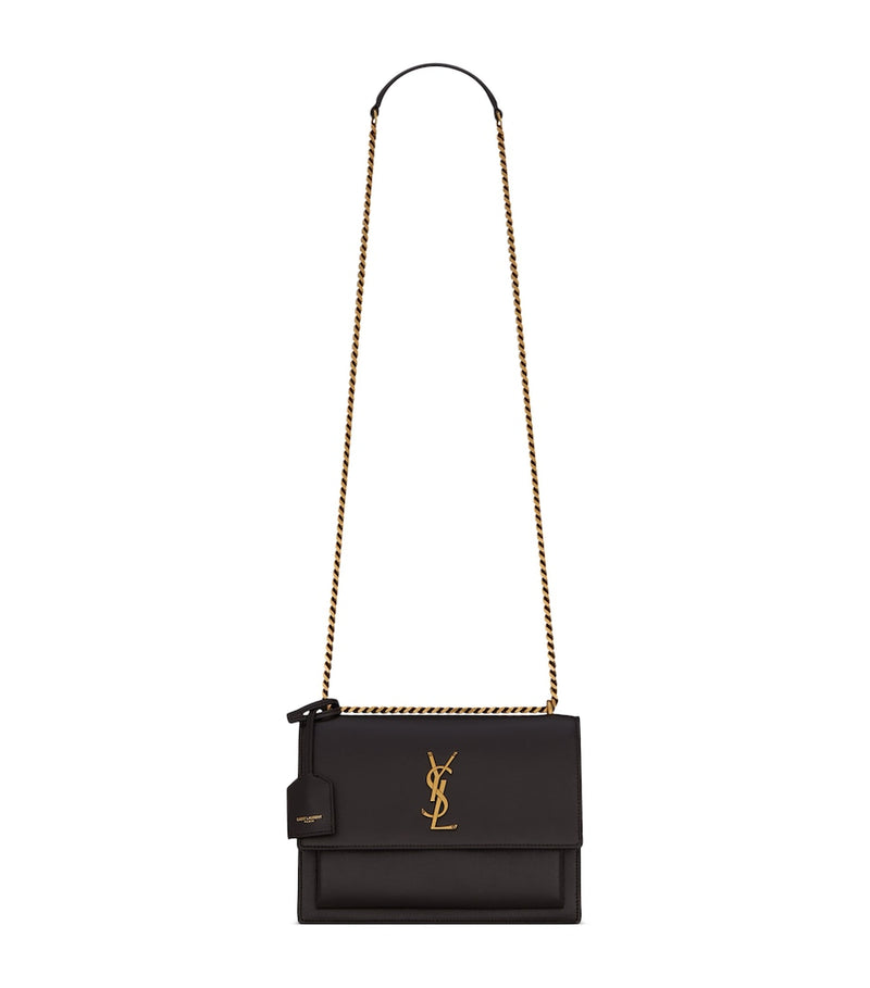 Saint Laurent Small Sunset shoulder bag calfskin leather - British product