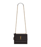 Saint Laurent Small Sunset shoulder bag calfskin leather - British product