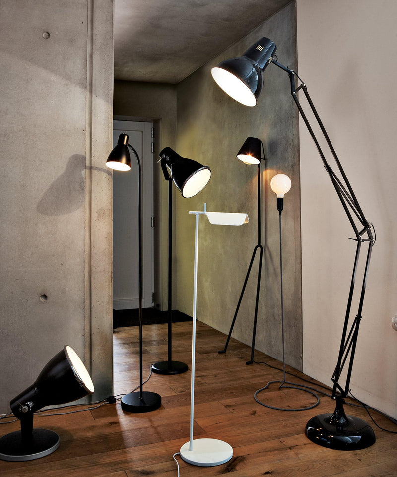 John Lewis Brandon floor lamp black, UK version