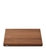 Harrods Beechwood Chopping Board with Stainless Steel Sleeve and Anti-Slip Feet, 50cm x 35cm- Buy online at McGrocer
