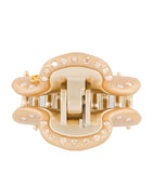 Alexandre de Paris gold-plated crystal-embellished hair clip, UK version