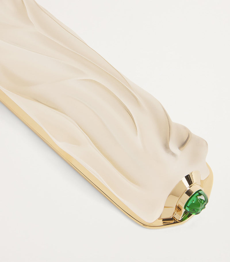 Lalique crystal mezuzah statue, UK version