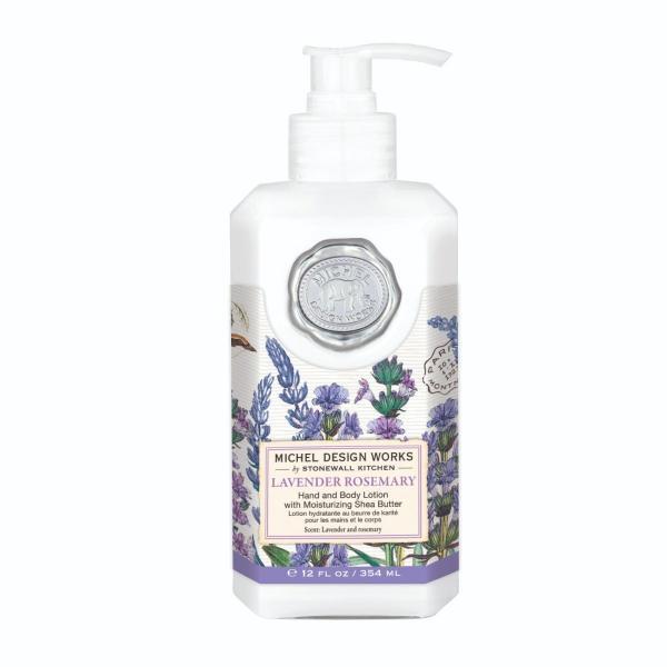 Michel Design Works Hand Lotion Lavender Rosemary 354ml, imported from the UK