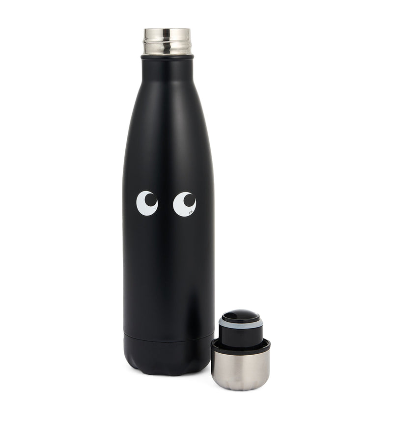 Anya Hindmarch insulated stainless steel water bottle with Eyes motif 500ml - British product